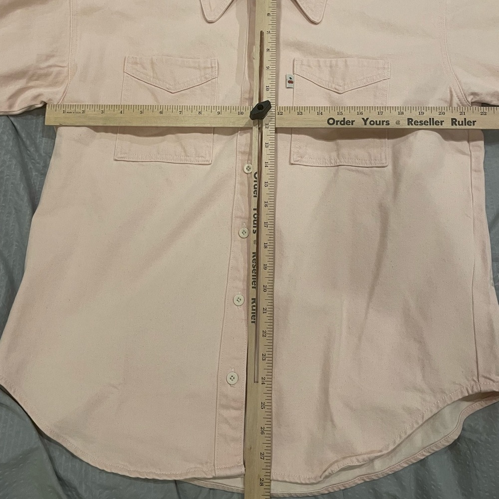 Get 20% Off Levis Button Down Shacket Light Pink - image 4